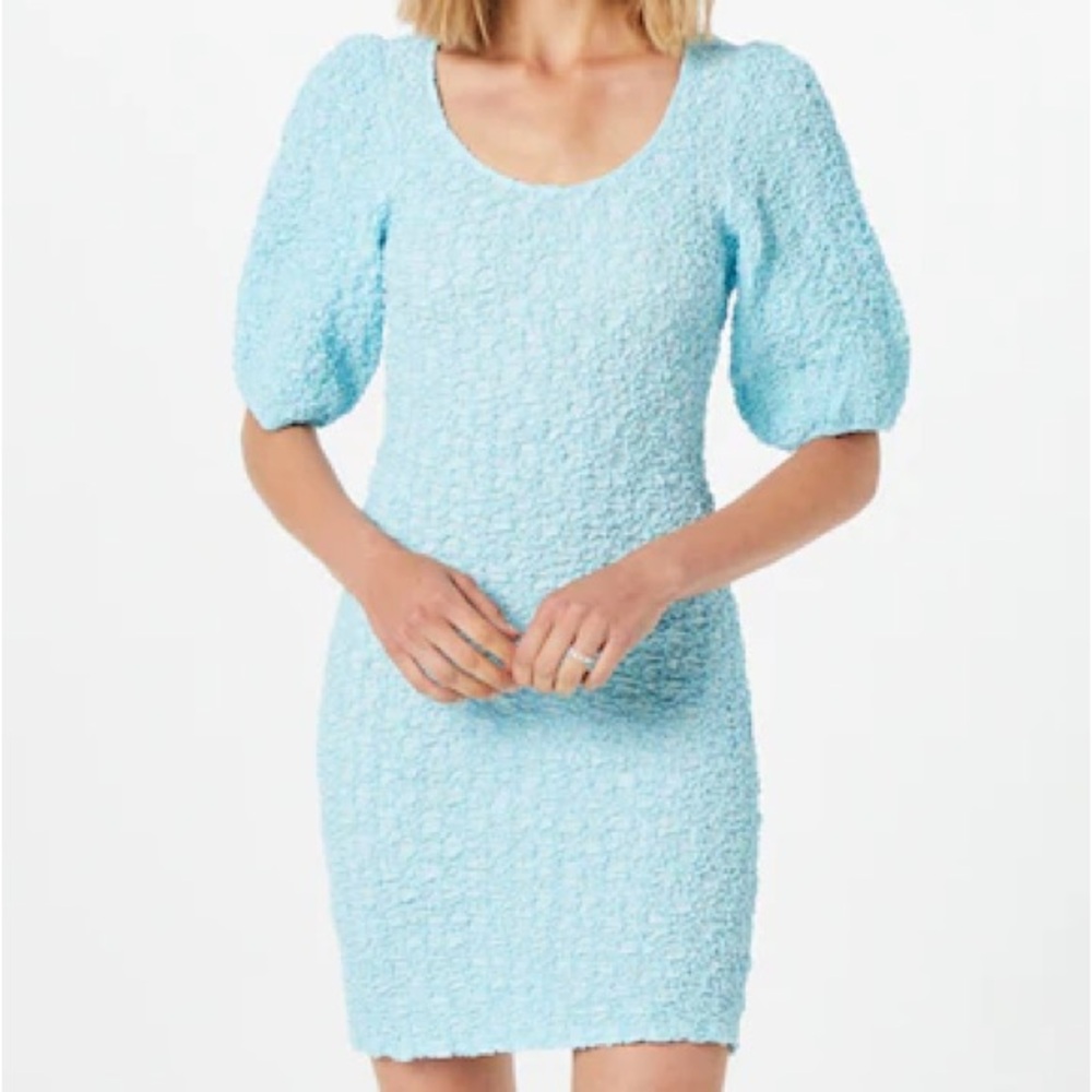 Samsøe Samsøe Sophia Dress Scrunchy Cotton Mini Dress XL